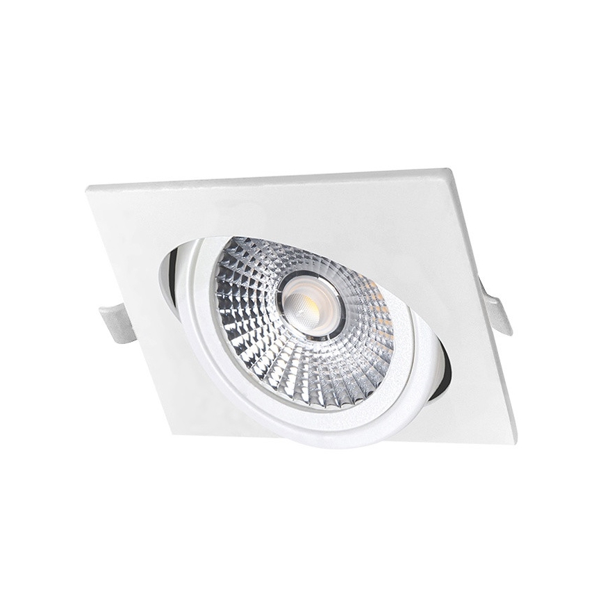 Spot encastrable LED/6W/230V 4000K 8,5x8,5 cm blanc