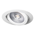 Spot encastrable LED/6W/230V 4000K d. 8,5 cm blanc