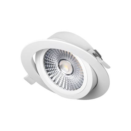 Spot encastrable LED/6W/230V 4000K d. 8,5 cm blanc