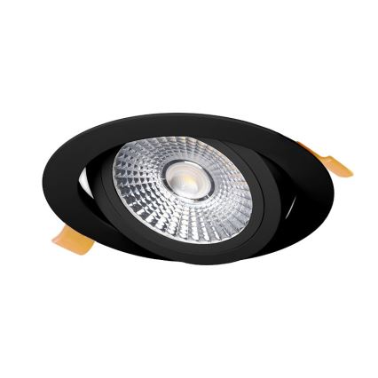 Spot encastrable LED/6W/230V 4000K d. 8,5 cm noir