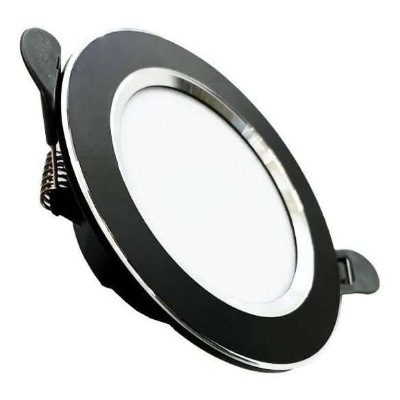 Spot encastrable LED LED/7,5W/230V 4000K noir/argent