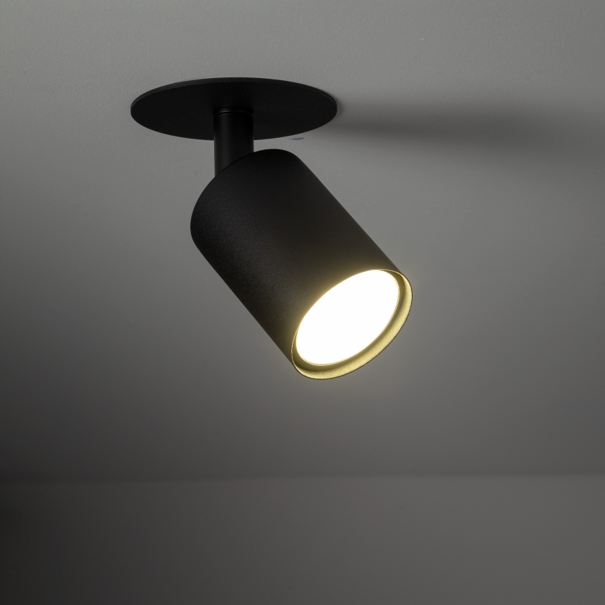 Spot encastrable NEX 1xGU10/10W/230V noir