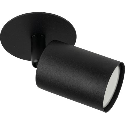 Spot encastrable NEX 1xGU10/10W/230V noir