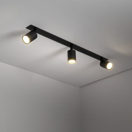 Spot encastrable NEX 3xGU10/10W/230V noir