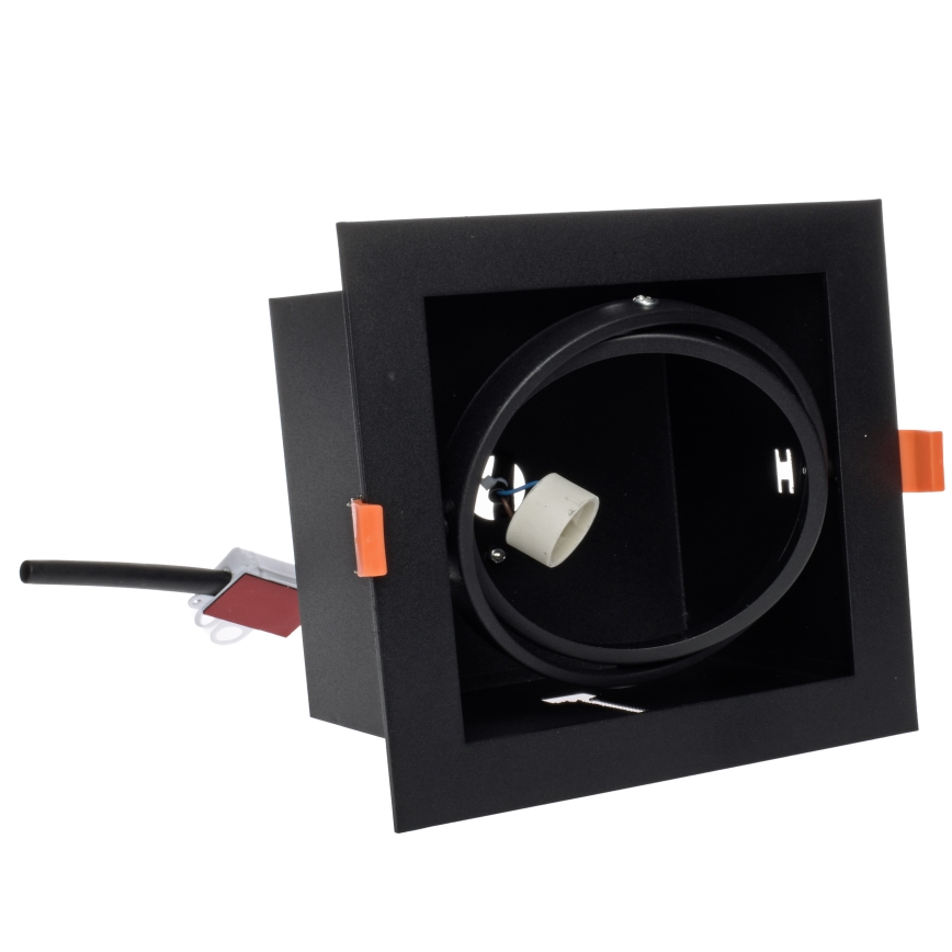 Spot encastrable PLAZA AR111 1xGU10/12W/230V noir