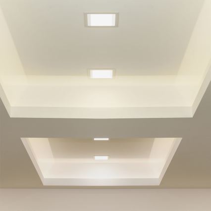 Spot encastrable SAMSUNG CHIP LED/24W/230V 3000K 29,5x29,5 cm blanc