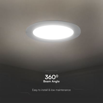 Spot encastrable SAMSUNG CHIP LED/3W/230V 3000K d. 9,5 cm blanc