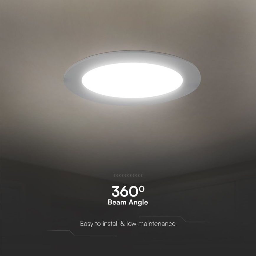Spot encastrable SAMSUNG CHIP LED/3W/230V 3000K d. 9,5 cm blanc