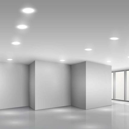 Spot encastrable SAMSUNG CHIP LED/3W/230V 6500K d. 9,5 cm blanc