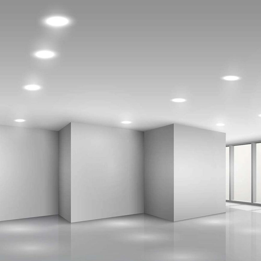 Spot encastrable SAMSUNG CHIP LED/6W/230V 4000K d. 12 cm blanc