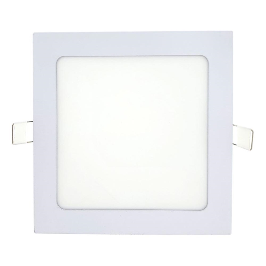 Spot encastrable SQUARE LED/12W/230V 4200K 16,8x16,8 cm blanc