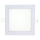 Spot encastrable SQUARE LED/12W/230V 4200K 16,8x16,8 cm blanc