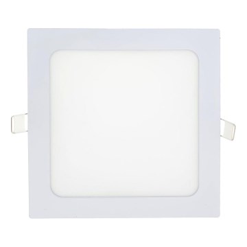 Spot encastrable SQUARE LED/15W/230V 6500K 18,8x18,8 cm blanc