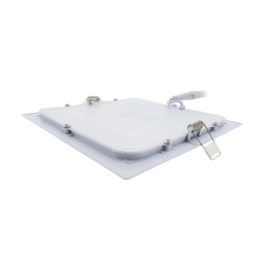 Spot encastrable SQUARE LED/15W/230V 6500K 18,8x18,8 cm blanc
