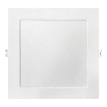 Spot encastrable SQUARE LED/18W/230V 4000K 22x22 cm blanc