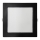 Spot encastrable SQUARE LED/18W/230V 4000K 22x22 cm noir