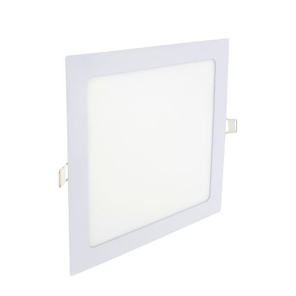 Spot encastrable SQUARE LED/18W/230V 6500K 22x22 cm blanc
