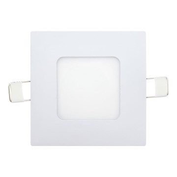 Spot encastrable SQUARE LED/3W/230V 4200K 8,3x8,3 cm blanc