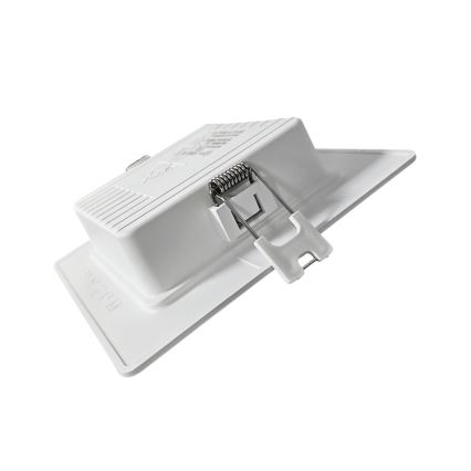Spot encastrable SQUARE LED/6W/230V 4000K 12x12 cm blanc