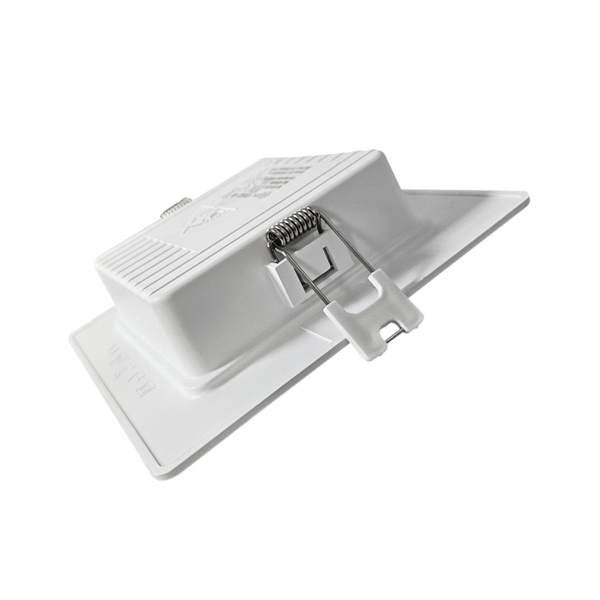 Spot encastrable SQUARE LED/6W/230V 4000K 12x12 cm blanc