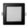 Spot encastrable SQUARE LED/6W/230V 4000K 12x12 cm noir