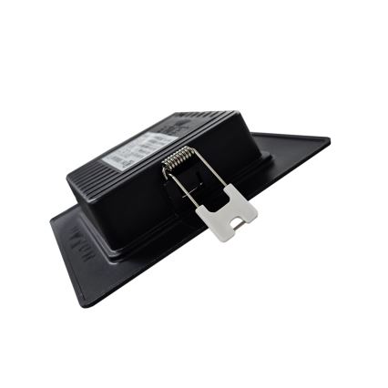 Spot encastrable SQUARE LED/6W/230V 4000K 12x12 cm noir