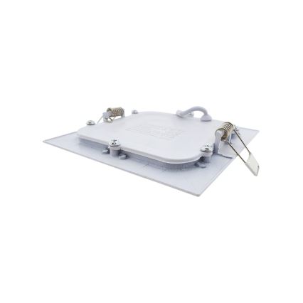 Spot encastrable SQUARE LED/6W/230V 4200K 11,8x11,8 cm blanc