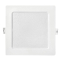 Spot encastrable SQUARE LED/9W/230V 4000K 14,5x14,5 cm blanc