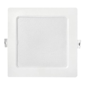 Spot encastrable SQUARE LED/9W/230V 4000K 14,5x14,5 cm blanc