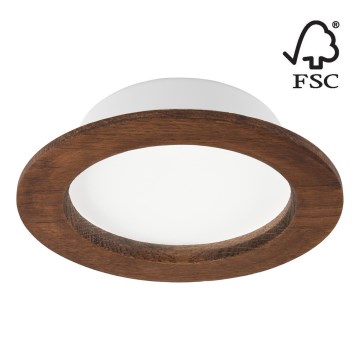 Spot encastrable WOODY SPOT LED/12,5W/230V 3000K cerise ø 16 cm