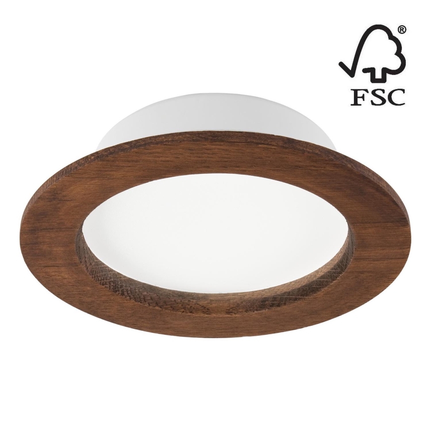 Spot encastrable WOODY SPOT LED/12,5W/230V 3000K cerise ø 16 cm