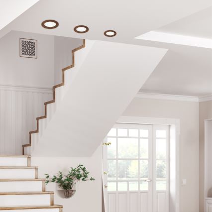 Spot encastrable WOODY SPOT LED/12,5W/230V 3000K cerise ø 16 cm