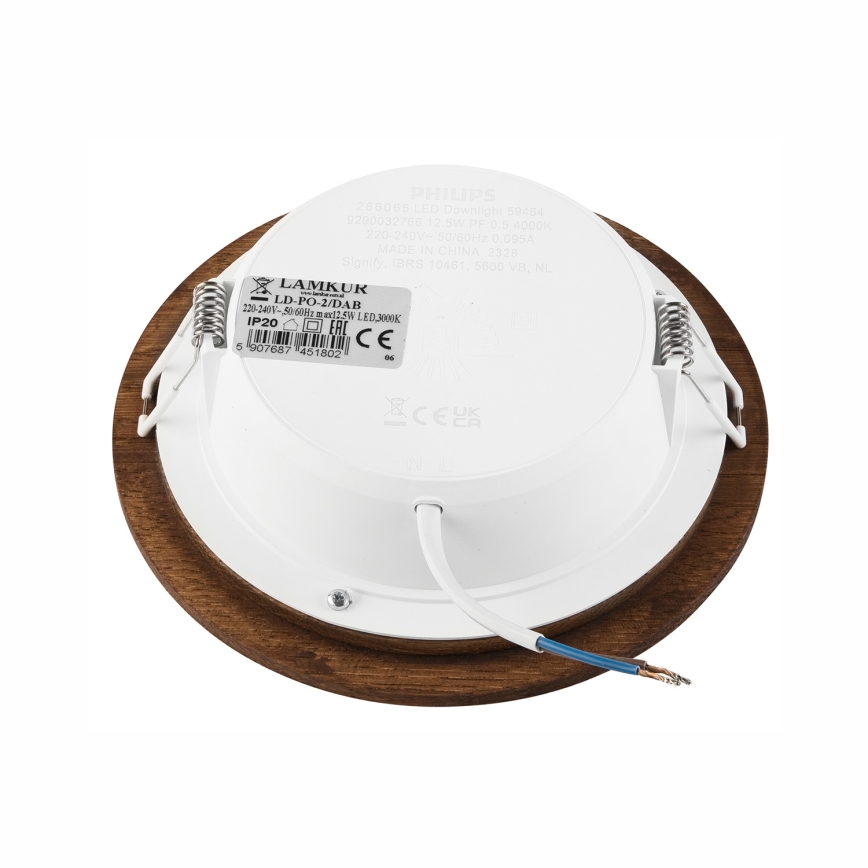 Spot encastrable WOODY SPOT LED/12,5W/230V 3000K cerise ø 16 cm