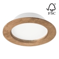 Spot encastrable WOODY SPOT LED/12,5W/230V 3000K noyer ø 16 cm