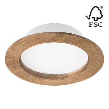 Spot encastrable WOODY SPOT LED/12,5W/230V 3000K noyer ø 16 cm