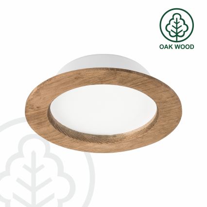 Spot encastrable WOODY SPOT LED/12,5W/230V 3000K noyer ø 16 cm
