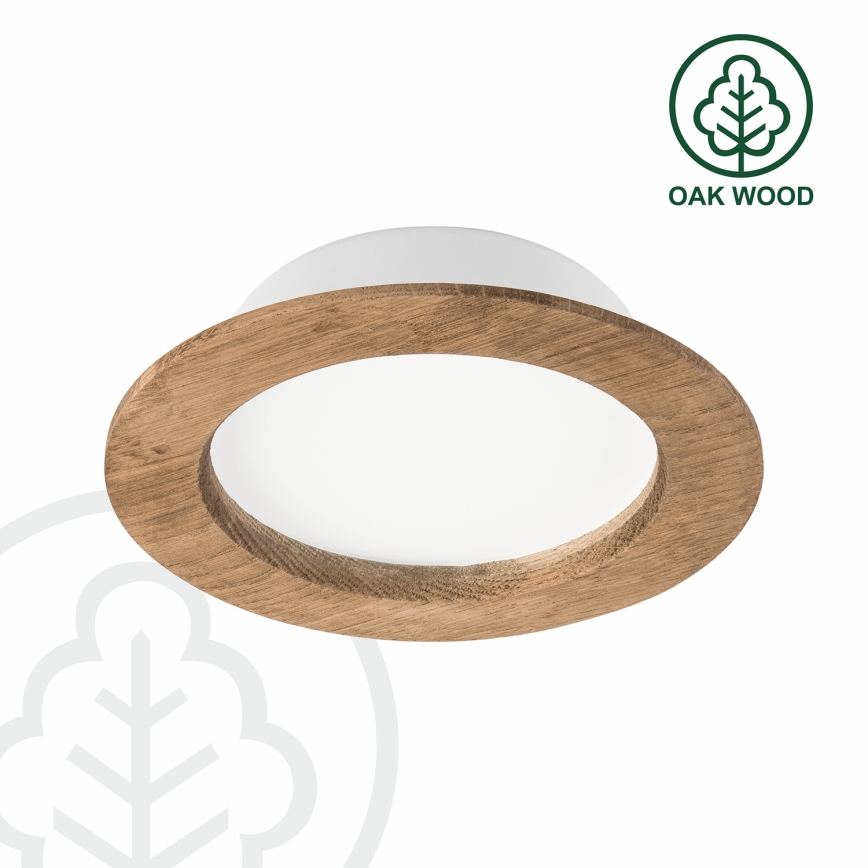 Spot encastrable WOODY SPOT LED/12,5W/230V 3000K noyer ø 16 cm