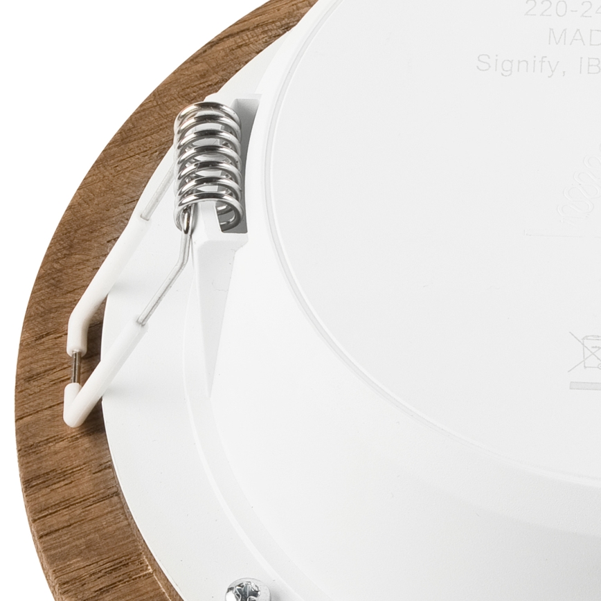 Spot encastrable WOODY SPOT LED/12,5W/230V 3000K noyer ø 16 cm
