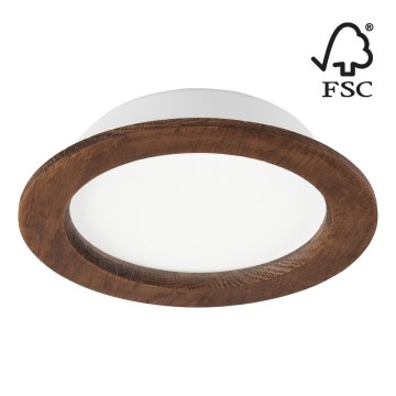 Spot encastrable WOODY SPOT LED/16,5W/230V 4000K cerise ø 18,5 cm