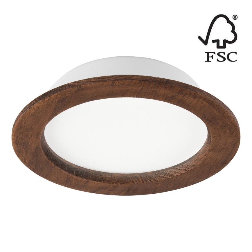 Spot encastrable WOODY SPOT LED/16,5W/230V 4000K cerise ø 18,5 cm