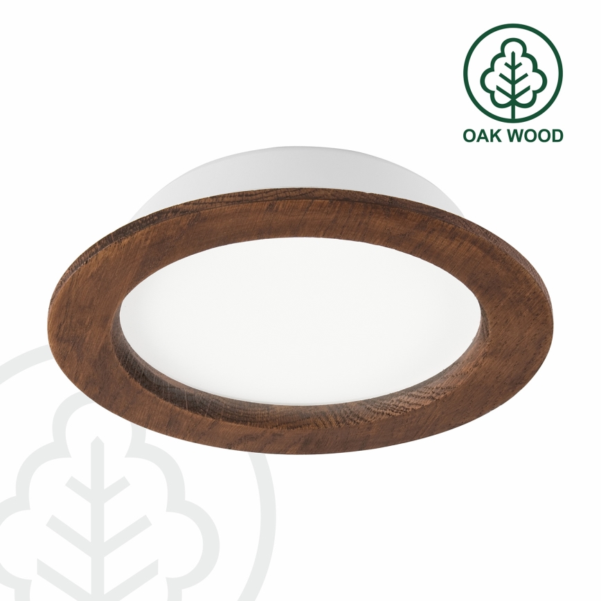 Spot encastrable WOODY SPOT LED/16,5W/230V 4000K cerise ø 18,5 cm