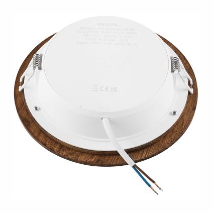 Spot encastrable WOODY SPOT LED/16,5W/230V 4000K cerise ø 18,5 cm