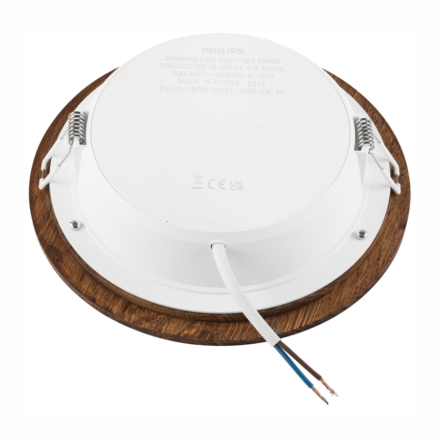 Spot encastrable WOODY SPOT LED/16,5W/230V 4000K cerise ø 18,5 cm