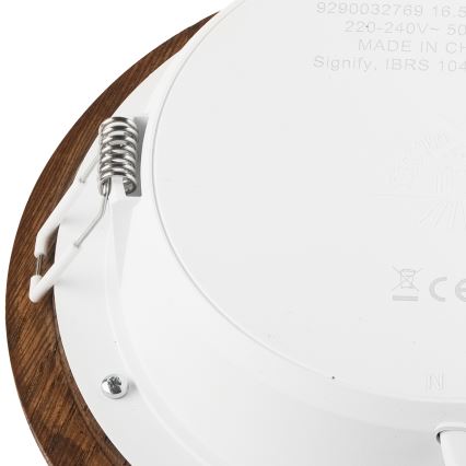 Spot encastrable WOODY SPOT LED/16,5W/230V 4000K cerise ø 18,5 cm