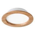 Spot encastrable WOODY SPOT LED/16,5W/230V 4000K chêne ø 18,5 cm