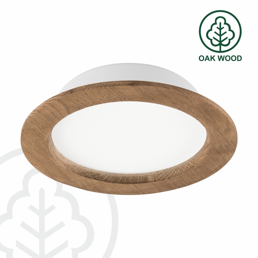 Spot encastrable WOODY SPOT LED/16,5W/230V 4000K noyer ø 18,5 cm