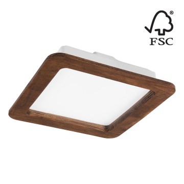 Spot encastrable WOODY SPOT LED/17W/230V 3000K cerise 18,5x18,5 cm
