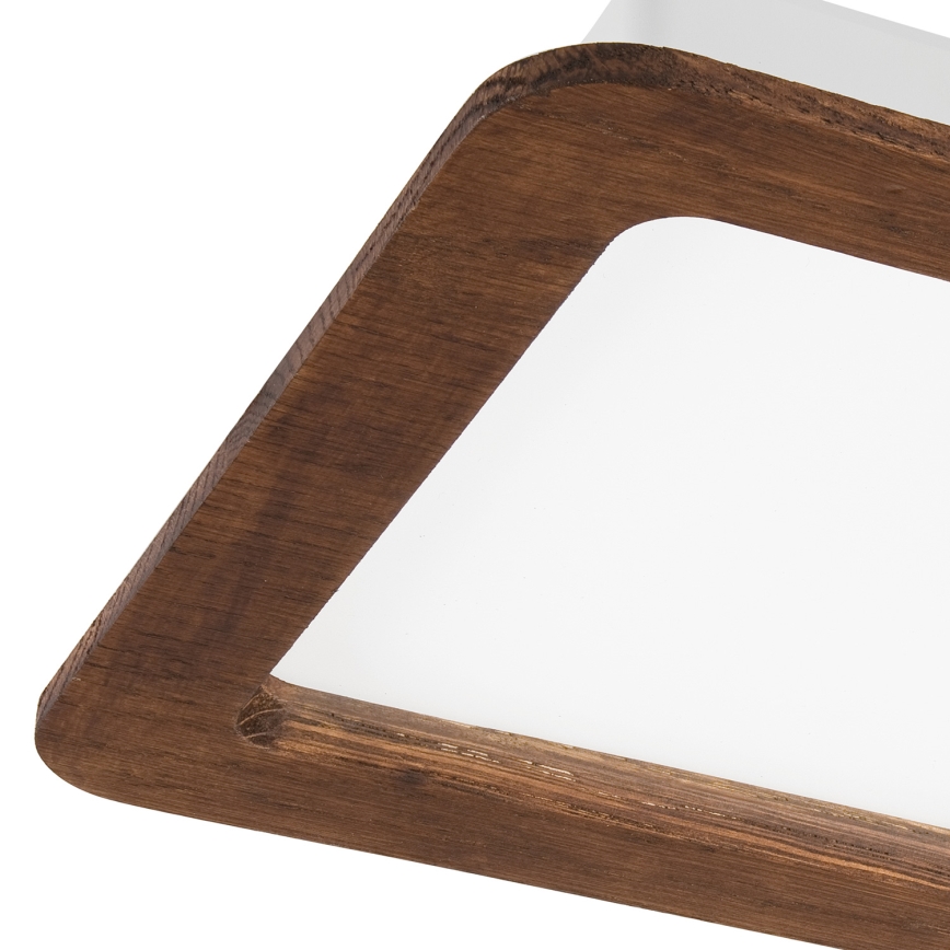 Spot encastrable WOODY SPOT LED/17W/230V 3000K cerise 18,5x18,5 cm