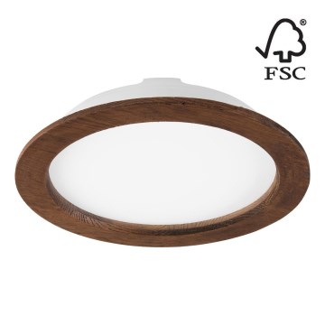 Spot encastrable WOODY SPOT LED/23,5W/230V 4000K cerise ø 23,5 cm