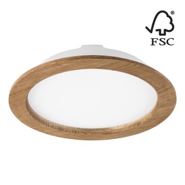 Spot encastrable WOODY SPOT LED/23,5W/230V 4000K noyer ø 23,5 cm
